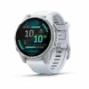 Изображение FENIX 8 43mm Amoled Silver with Whitestone Silicone Band