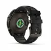 Изображение FENIX 8 47mm Solar Sapphire Carbon Gray DLC Titanium with Black/Pebble Gray Silicone