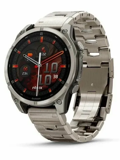 Изображение FENIX 8 47mm Amoled Sapphire Titanium Band+Grapphite Silicone Band