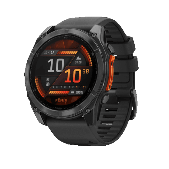 Изображение FENIX 8 51mm Amoled Slate Gray with Black Silicone Ban