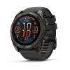 Изображение FENIX 8 51mm Amoled Sapphire Carbon Gray DLC Titanium with Black/Pebble Gray Silicone