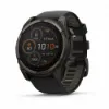Изображение FENIX 8 51mm Solar Sapphire Carbon Gray DLC Titanium with Black/Pebble Gray Silicone