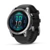 Изображение FENIX E 47mm Amoled Stainless Steel With Black Silicone Band