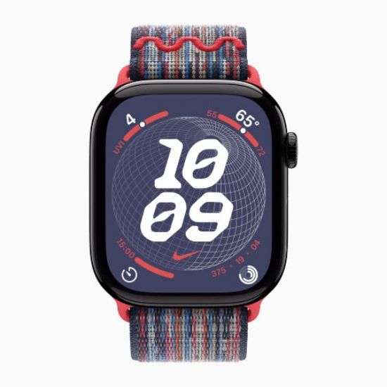 Изображение S10 42 Jet black Nike loop blue/red