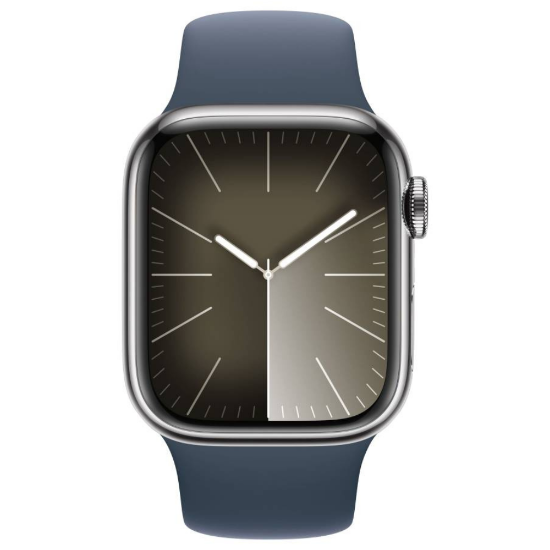 Изображение S9 45 Graphite Stainless Midnight Sport Band (S/M)