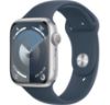 Изображение S9 45 Silver Stainless Storm Blue Sport Band (S/M)