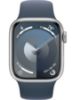 Изображение S9 41 Silver Stainless Storm Blue Sport Band (S/M)
