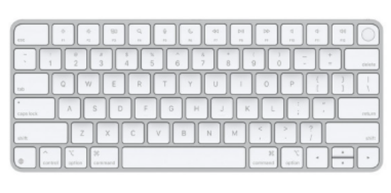 Изображение Magic Keyboard Touch ID USB-C White MXCK3